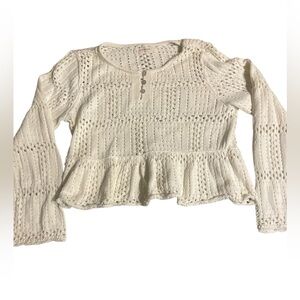 Women’s Lucky Brand Cream Knit Shirt